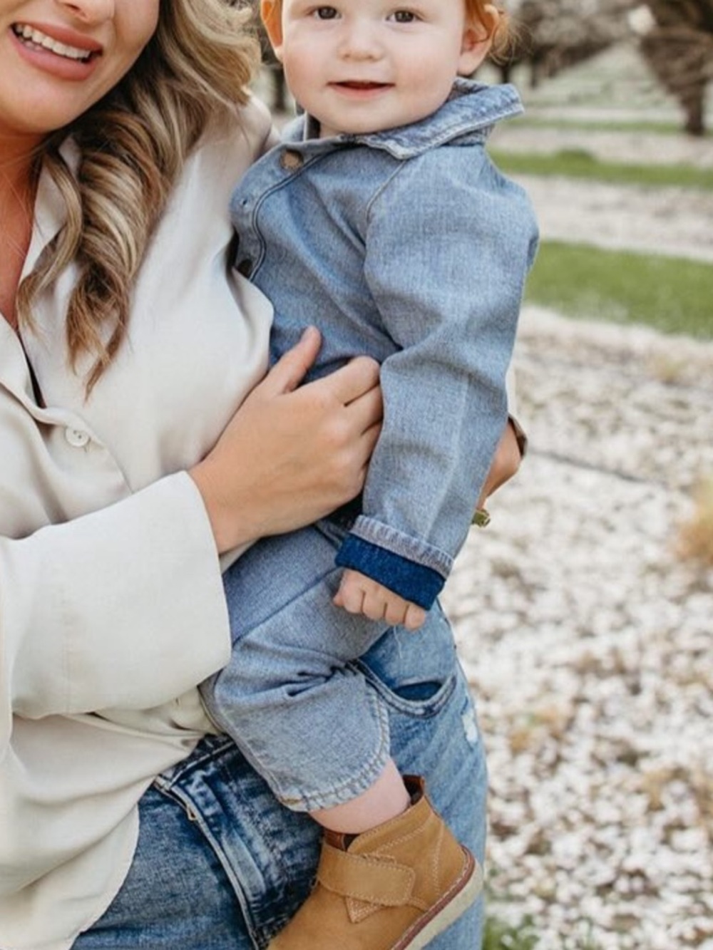 Baby Denim Jumpsuit Rylee + Cru